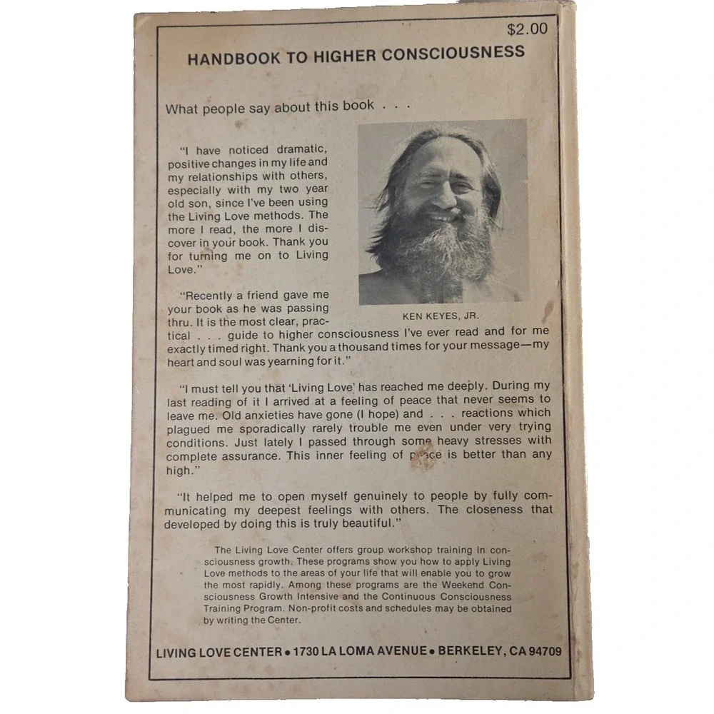 Handbook to‎ Higher Consciousness by Ken Keyes Jr.